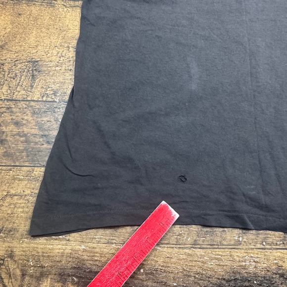 Vintage Guess by Georges Marciano T Shirt Mens One Size Black Cotton Logo Tee - Picture 13 of 13